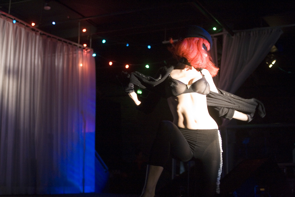 Babette la Fave by Chris Blakeley cat burglar photo